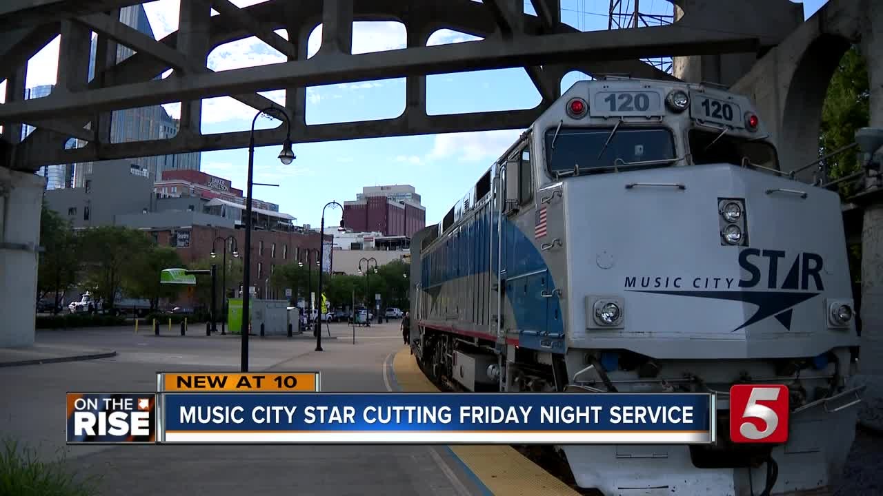 Music City Star Cutting Friday Night Service